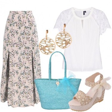Outfit La gonna lunga romantica
