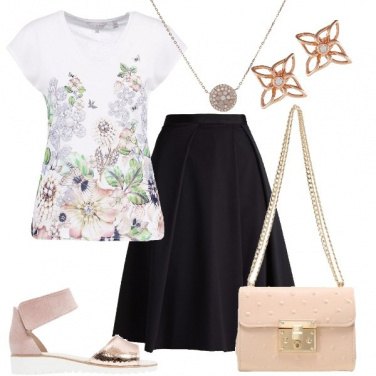 Outfit La gonna a campana