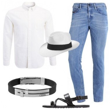 Outfit Jeans e infradito