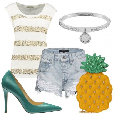 Outfit Ananas per tracolla