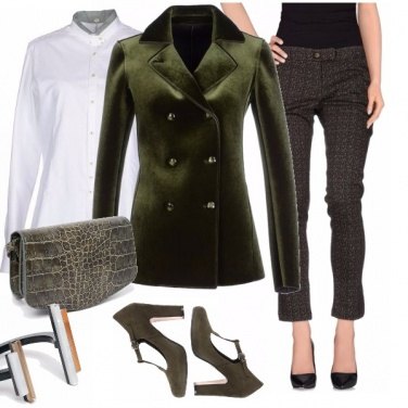 Outfit Giacca doppiopetto in neoprene