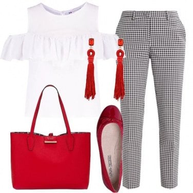 Outfit Dettagli rossi