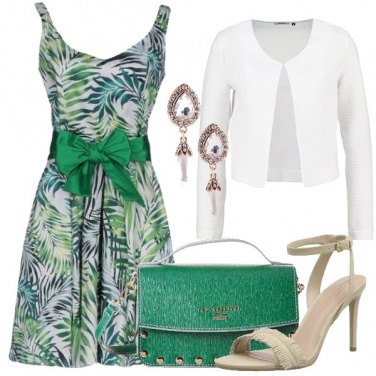 Outfit Elengante fantasia tropicale