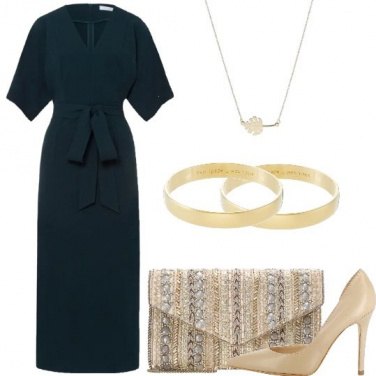 Outfit Verde di sera