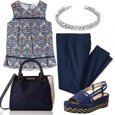 Outfit Blu leggero