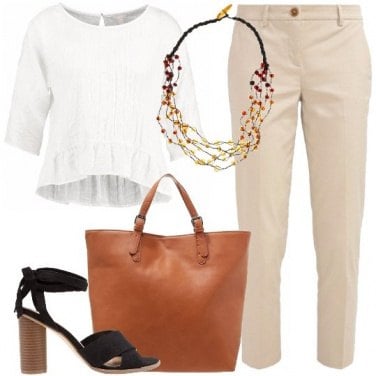Outfit Collana in ambra