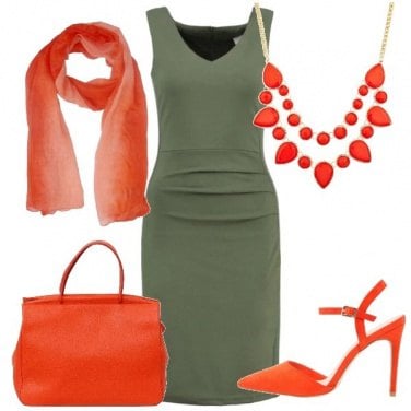Outfit Arancio chic