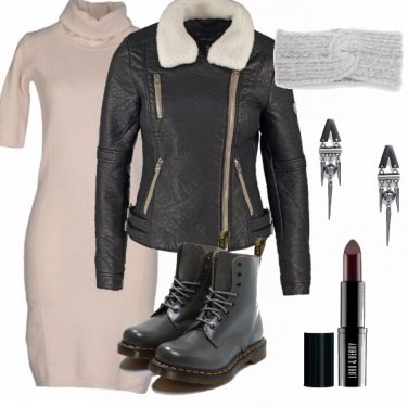 Outfit Dark in skirt