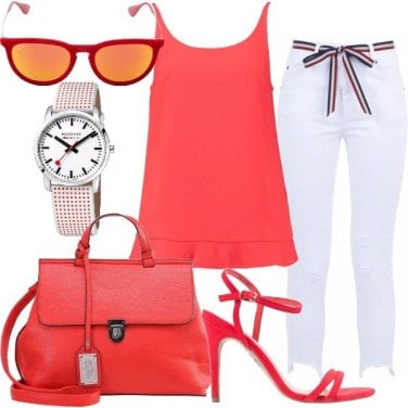 Outfit Oggi rosso
