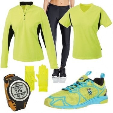 Outfit Yellow runner