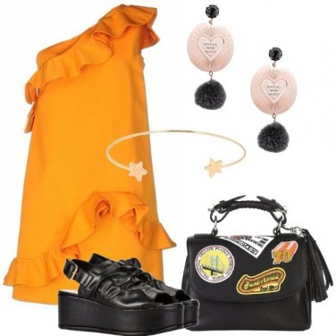 Outfit Abito monospalla