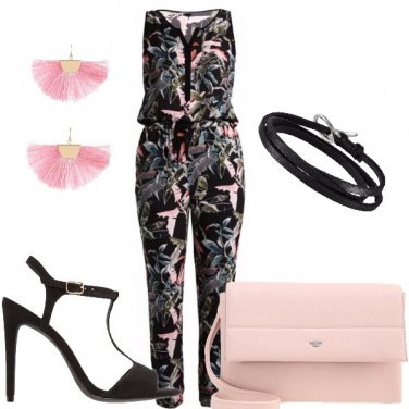 Outfit Fiori e ventagli
