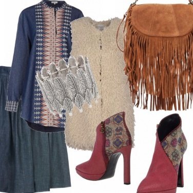 Outfit Un pò gipsy ed un pò boho