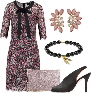 Outfit Rosa di sera