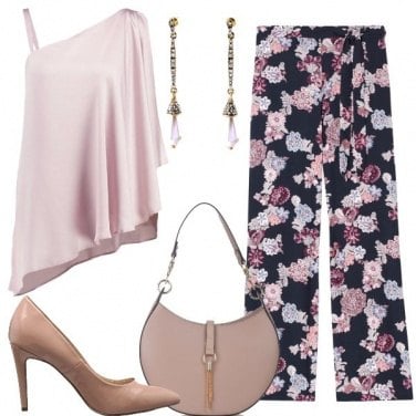 Outfit Pantaloni floreali
