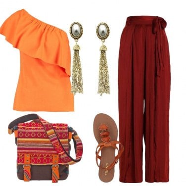 Outfit Colori caldi