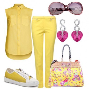 Outfit Pazza per il giallo