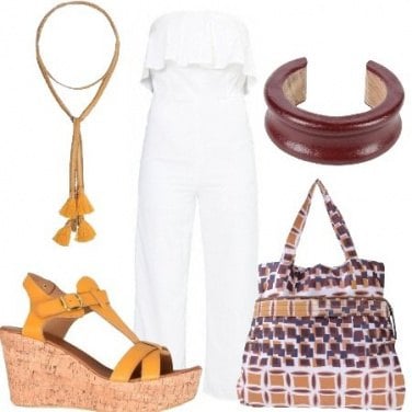 Outfit Piccole geometrie su una maxi borsa