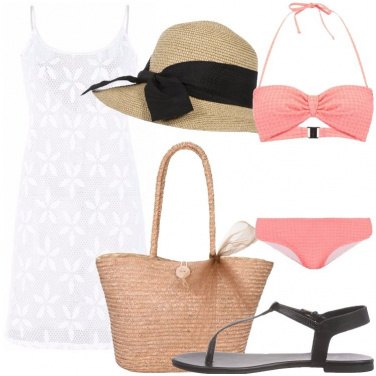Outfit In spiaggia con i fiocchi