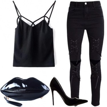 Dcollet Scarpe da Donna Top Lacci Tacco Alto Stiletto 6433 NERO 38 Dcollet Scarpe da Donna Top Lacci Tacco Alto Stiletto 6433 NERO 38