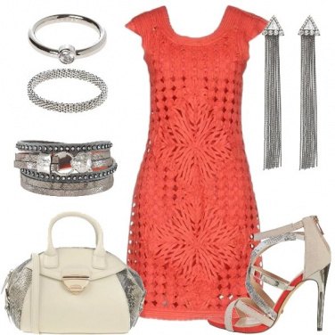 Outfit Abito corallo