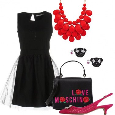 Outfit Nero e tulle