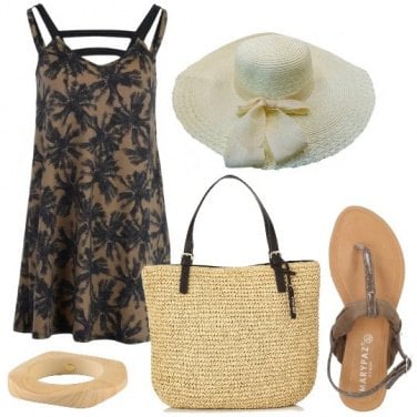 Outfit Fashion in spiaggia