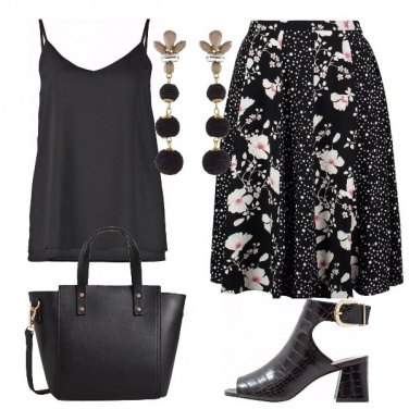 Outfit La gonna a fantasia