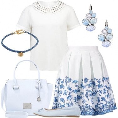 Outfit Bon ton coi colori del cielo