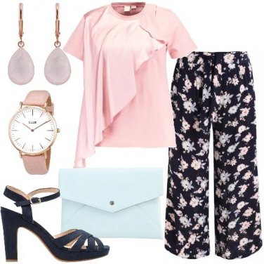 Outfit Pantalone fantasia floreale