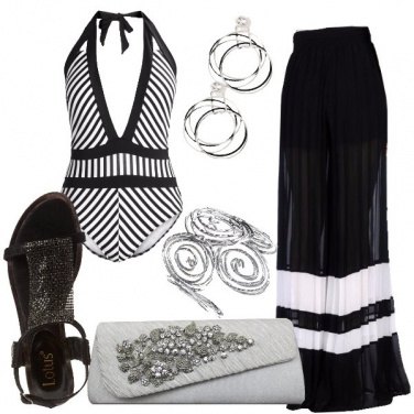 Outfit Il pantalone palazzo plissè