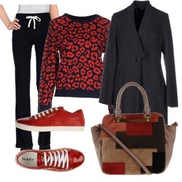 Outfit Toni di rosso