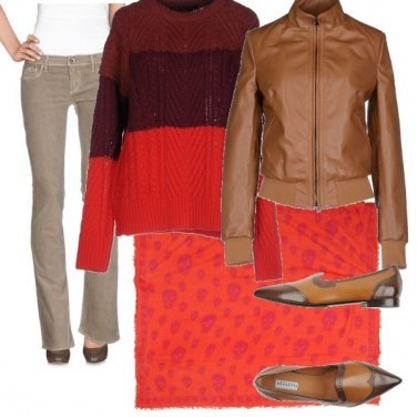 Outfit Pelle e velluto