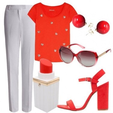 Outfit Mai senza il rossetto