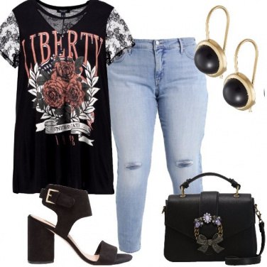 Outfit Pizzo nero