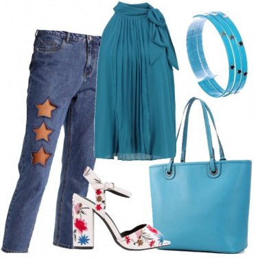 Outfit Turchese è la mia notte stellata