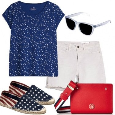Outfit La tshirt con piccole stelle