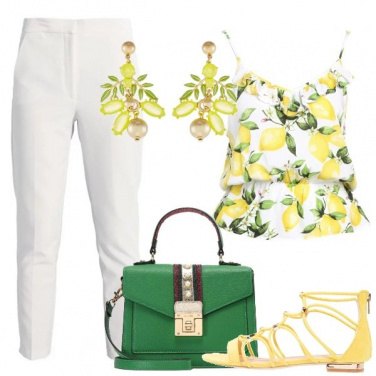 Outfit Il top coi limoni