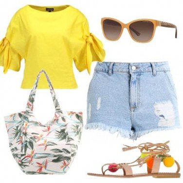 Outfit Shorts in denim