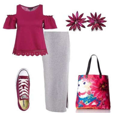 Outfit Questione di porpora