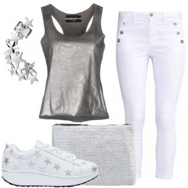 Outfit Stelle argentate