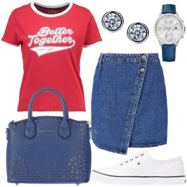 Outfit La tshirt rossa