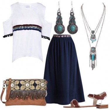Outfit Accessori color turchese