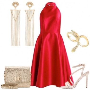 Outfit Il vestito rosso