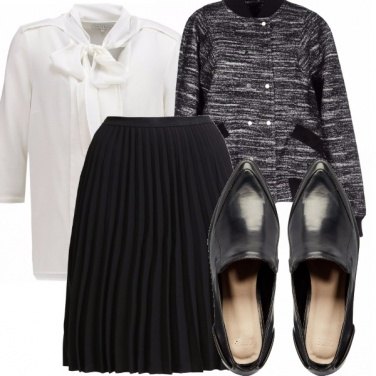 Outfit Classico bianco&nero