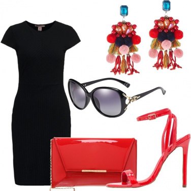 Outfit Rosso laccato
