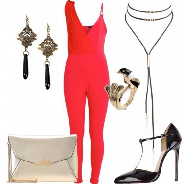 Outfit Rosso sensuale