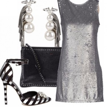 Outfit Silver night in disco!