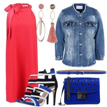 Outfit Sandalo multicolore