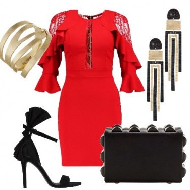 Outfit Rosso passione